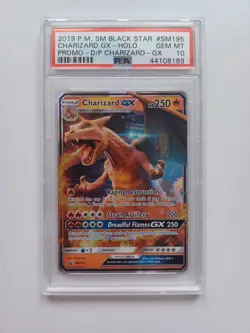 Pokemon Japanese SM11a 008/064 Charizard & Braixen GX 2019 RR PSA 10 - Image 1