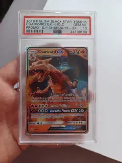 Pokemon Japanese SM11a 008/064 Charizard & Braixen GX 2019 RR PSA 10 - Image 2
