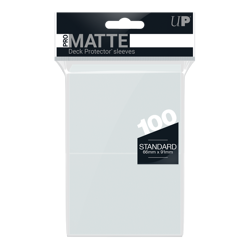 4 packs of 100 (400) Ultra PRO Pro-Matte Clear Standard Sized Card Sleeves - Image 1