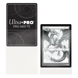 4 packs of 100 (400) Ultra PRO Pro-Matte Clear Standard Sized Card Sleeves - Image 2