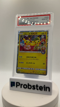 2019 Pokemon Japanese SM Promo Pokemon Center Kyoto Tea Party Pikachu PSA 10 - Image 2