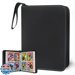 Trading Card Binder, 400 Pockets Double-Sided Card Storage Bag with Removable - Image 1