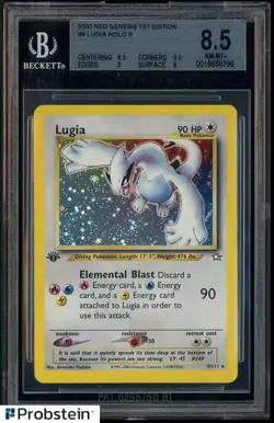 2000 Pokemon Neo Genesis 1st Edition #9 Lugia BGS 8.5 NM-MT+ - Image 1