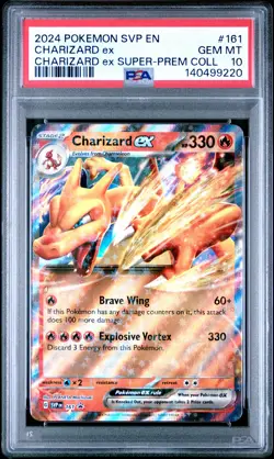 Charizard EX 161 Super Svp En-sv Black Star Promo Pokemon PSA 10 - Image 1