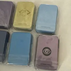 Pokemon Chinese Exclusive Damage Counter Storage Mini Tin Box Lot Of 6 - Image 5
