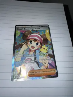 Rosa's Encouragement 123/088 SIR Perfect Order Pokemon Card Full Art Trainer - Image 2