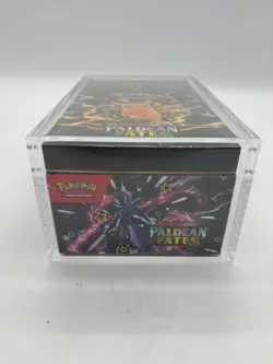 Pokemon TCG Paldean Fates Booster Bundle Display SEALED w/Acrylic Case - Image 3
