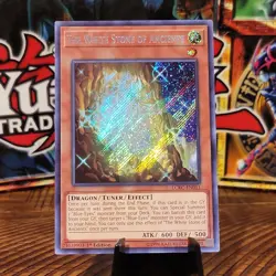 Yu-Gi-Oh! The White Stone of Ancients 1st Edition LCKC-EN011 Secret Rare NM - Image 1