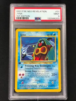 Pokemon 2001 Jynx 1st 31/64 Neo Revelation PSA 9 - Image 1