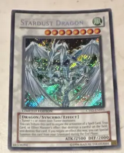 Konami Yu-Gi-Oh Stardust Dragon CT05-EN001 Synchro Secret Rare Holo Ltd Ed - Image 1
