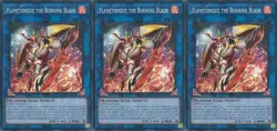 3x Flametongue the Burning Blade | BLZD-EN099 | SR | 1st Ed | NM | YuGiOh - Image 1