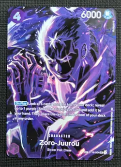 Zoro-Juurou (SP) ST18-004 Character Card - ONE PIECE CCG ST18 English - Image 3