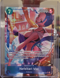 Bandai One Piece Card Game Nefeltari Vivi EB04-025 7 Cost 4000 Counter +1000 - Image 1