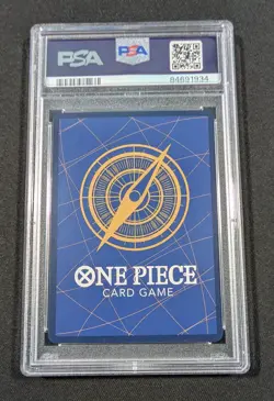 One Piece Japanese Holo Monkey D. Luffy OP05-012 PSA 10 GEM MINT 1st Anniversary - Image 2