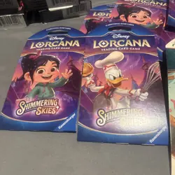 12 Disney Lorcana TCG - Shimmering Skies, Archazias Sleeved Booster Packs Sealed - Image 3
