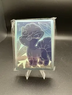 65 Ct Silver Tempest ETB Alolan Vulpix Card Sleeves Sealed Pokemon - Image 1
