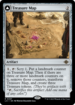 Treasure Map // Treasure Cove (REGULAR) x1 - MTG LCI #267 - Image 1