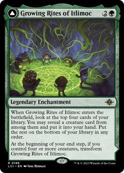 Growing Rites of Itlimoc // Itlimoc, Cradle of the Sun (REG) x1 - MTG LCI #188 - Image 1