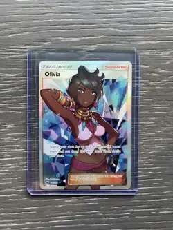 Pokemon TCG Olivia Crimson Invasion 111/111 Holo Full Art Ultra Rare NM - Image 1