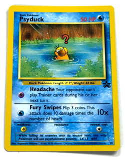 Pokemon CCG TCG Psyduck Black Star Promotional Card 20/54 Wizards of the Coast - Image 1