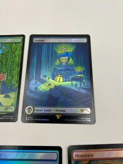*FOIL* SpongeBob SquarePants Lands Under the Sea SET of 5 MTG Secret Lair Cards - Image 3