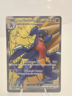 Cynthia's Garchomp ex -204 -SVP Scarlet & Violet Promo -Holo Full Art NM Pokemon - Image 1