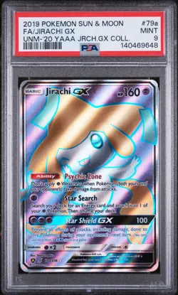 Jirachi Gx Collection Pokemon Sun & Moon Unified Minds 79a/236 PSA 9 - Image 1