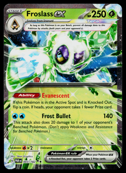 FROSLASS EX 003/182 PARADOX RIFT POKEMON TCG - Image 1