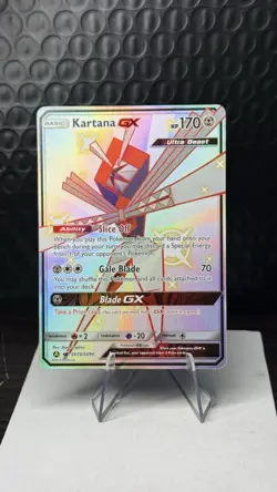 Kartana GX 106/111 Ultra Rare Full Art Crimson Invasion SM Pokemon Near Mint NM - Image 1