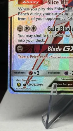 Kartana GX 106/111 Ultra Rare Full Art Crimson Invasion SM Pokemon Near Mint NM - Image 5