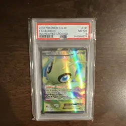 Pokemon Celebi EX 141/149 Boundaries Crossed Full Art Holo PSA 8 110 HP - Image 1