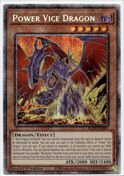 Yu-Gi-Oh! Power Vice Dragon Starlight Rare BLZD-EN002 - Image 1