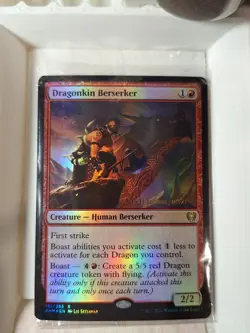 Dragonkin Berserker - SEALED FOIL - Prerelease Promo - Magic the Gathering MTG - Image 1