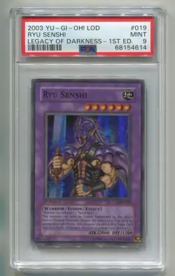 2003 YU-GI-OH LEGACY OF DARKNESS RYU SENSHI LOD-019 1ST EDITION HOLO PSA 9 P1 - Image 1