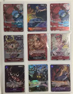 One Piece Binder Collection Card Lot Rares/Foils - Luffy (Read Description) - Image 1