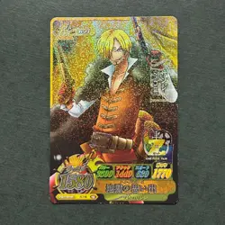 S4563 Sanji SR Holo Japanese One Piece Berry Match Carddass Card - Image 1