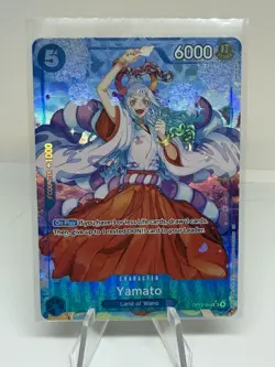One Piece Yamato OP13-054 Alternate Art Foil Super Rare - Image 1