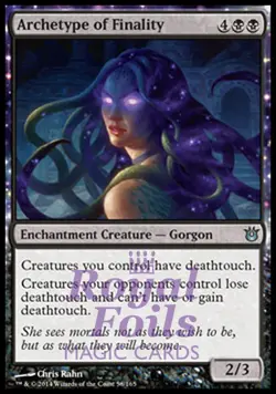Archetype of Finality 1x FOIL BNG MTG Born of the Gods Uncommon MINT black - Image 1