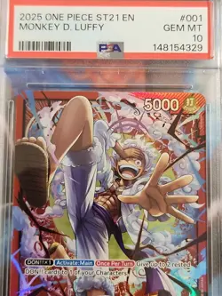 2025 One Piece ST21 English #001 Monkey D. Luffy - Image 2
