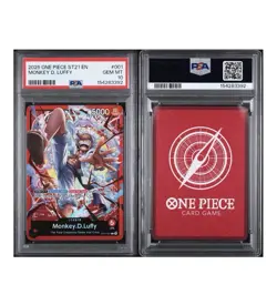 ONE PIECE ENGLISH ST21 GEAR 5 MONKEY D LUFFY ST21-001 LEADER PSA 10 🔥📈 - Image 3