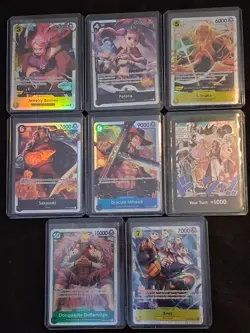 One Piece TCG NM SRs, - Image 1
