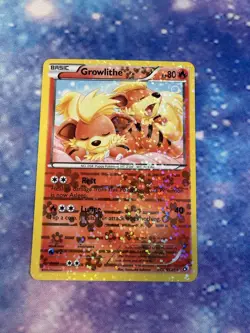 Growlithe RC4/RC25 Generations Radiant Collection Holo NM Pokemon Card - Image 1