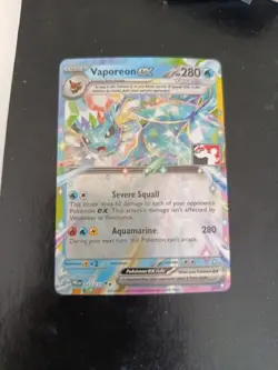 Vaporeon ex 023/131 - Holo Double Rare Prize Pack Series Card Pokemon NM - Image 1