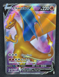 Pokemon TCG Charizard V SWSH Black Star Promo Holo Card SWSH050 - Image 1