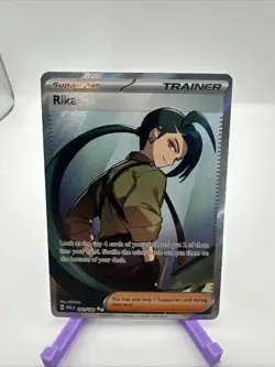 Pokemon Card - Rika Paradox Rift 241/182 Ultra Rare Full Art SV Holo - Image 1