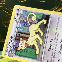 2012 Pokemon PERSIAN Next Destinies COSMOS HOLO SWIRL B&W PROMO Card 81/99 - Image 5