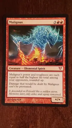 Malignus Avacyn Restored AVR EX/LP #148 MTG Magic the Gathering Creature Mythic - Image 1