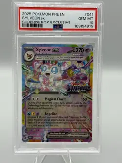 Sylveon ex - (Prismatic Evolutions Stamp) 041/131 Miscellaneous Cards & Products - Image 1