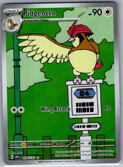 Pidgeotto - 208/197 SV03: Obsidian Flames - Pokemon Card - NM - Image 1