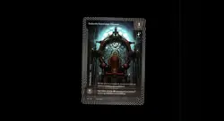 Wonders of the First Card Game Existence Galactic Sovereign Throne rare FOIL - Image 1